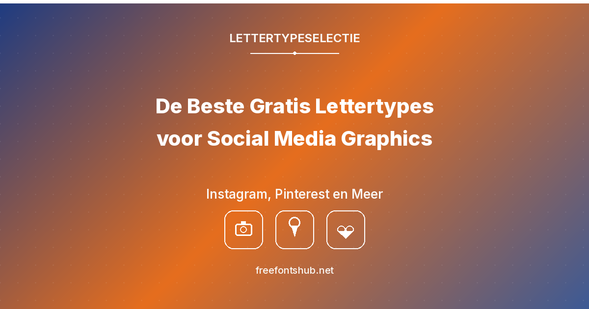 De beste gratis lettertypen voor social media graphics (Instagram, Pinterest, etc.)