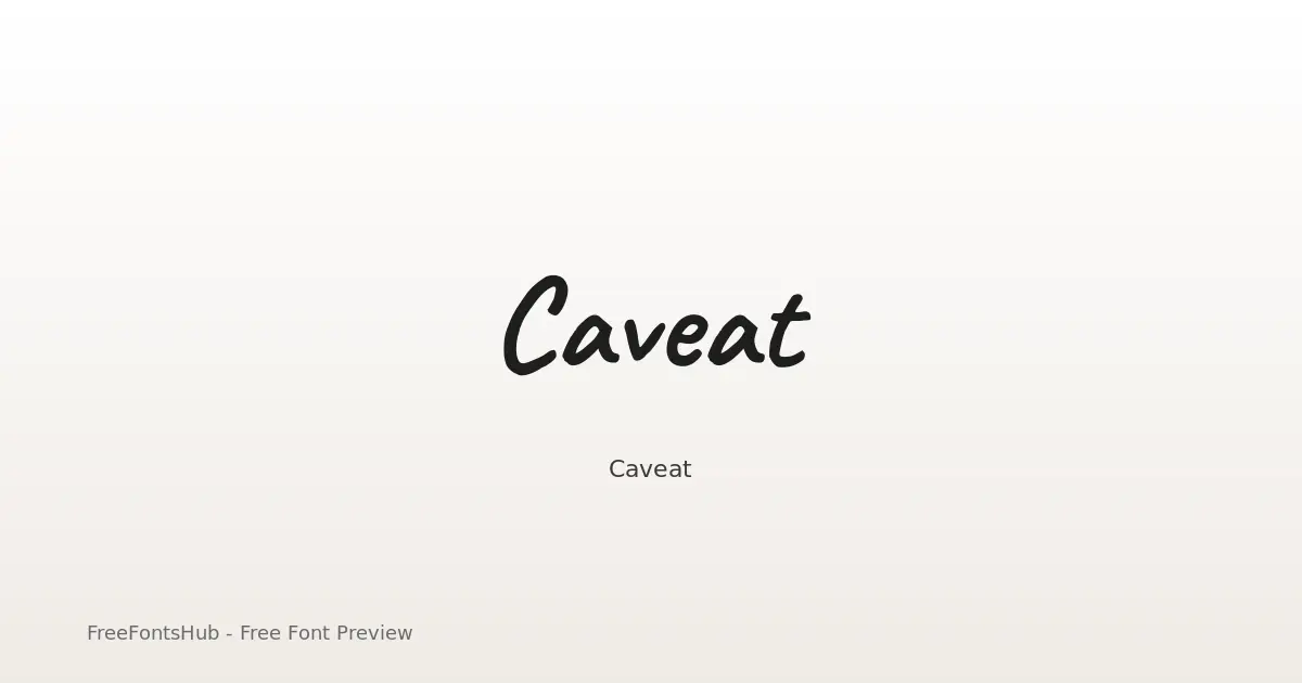 Caveat