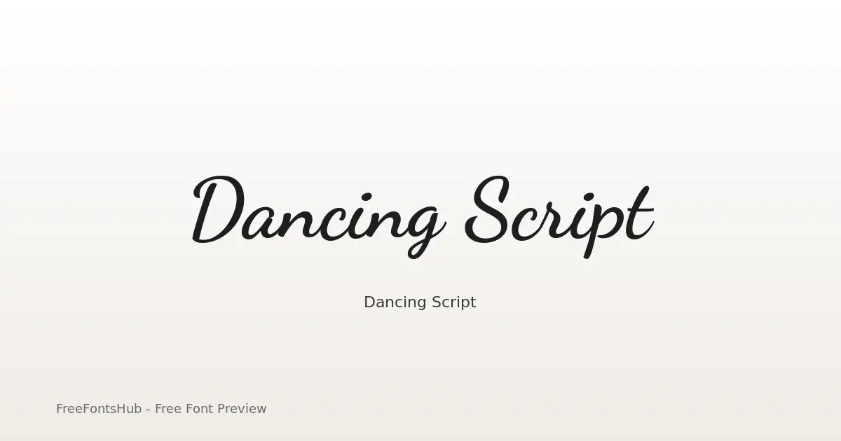 Dancing Script